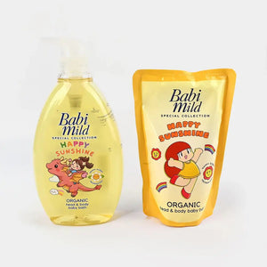 Babi Mild Baby Bath Happy Sunshine 800ML + Refill is a premium product available at best price in Pakistan at Elite Grocery Store
