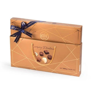 Elit Luxury Pralines Tray Gold 262g is a premium product available at best price in Pakistan at Elite Grocery Store