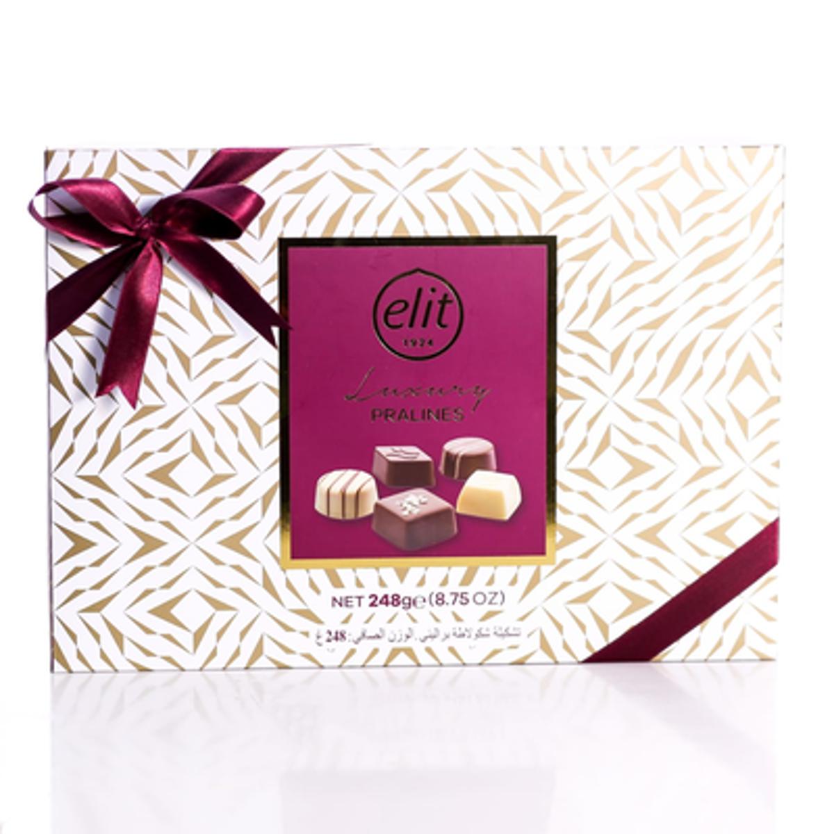 Elit Luxury Pralines Tray White 248g is a premium product available at best price in Pakistan at Elite Grocery Store