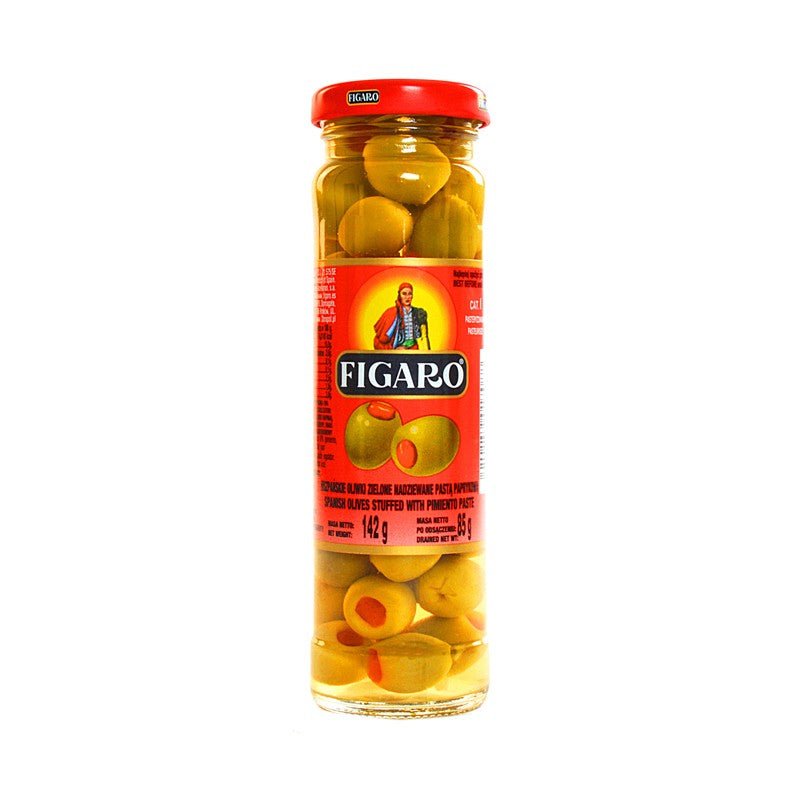 Figaro Olives Green Stuffed 85gm/ 142gm is a premium product available at best price in Pakistan at Elite Grocery Store