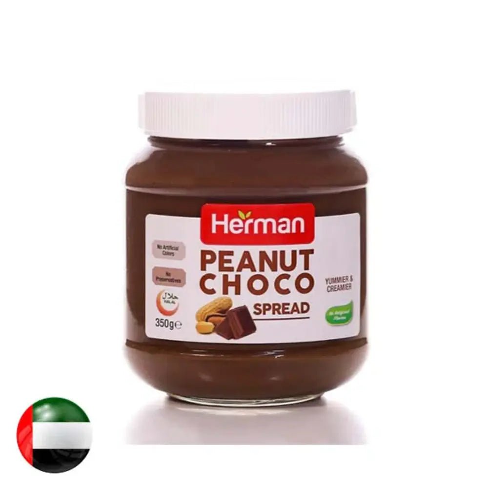 Herman Peanut Butter Chocolate 350g is a premium product available at best price in Pakistan at Elite Grocery Store