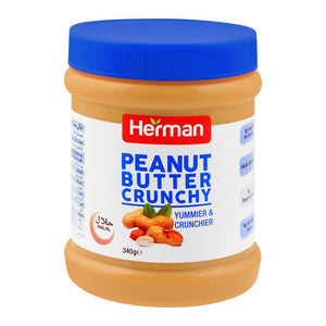 Herman Peanut Butter Crunchy is a premium product available at best price in Pakistan at Elite Grocery Store