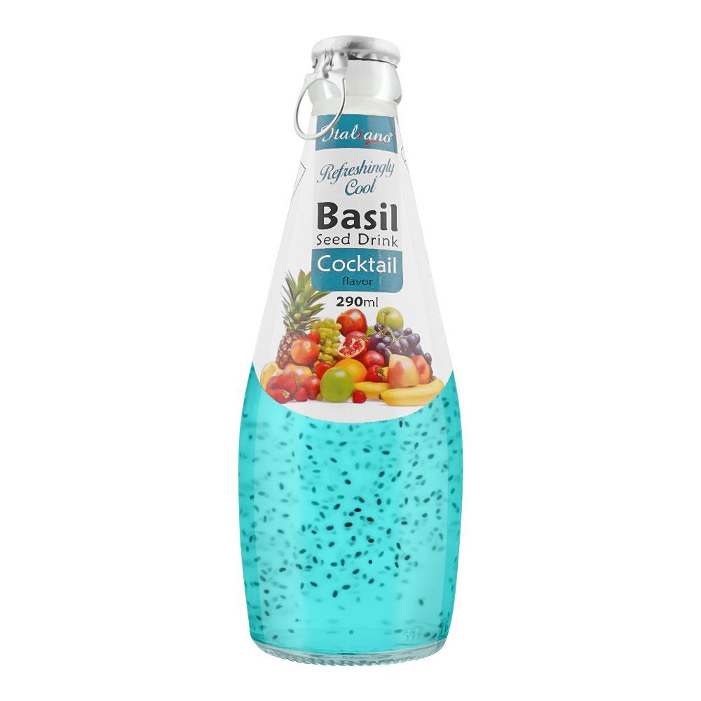 Italiano Basil Seeds Cocktail Drink 290ml is a premium product available at best price in Pakistan at Elite Grocery Store