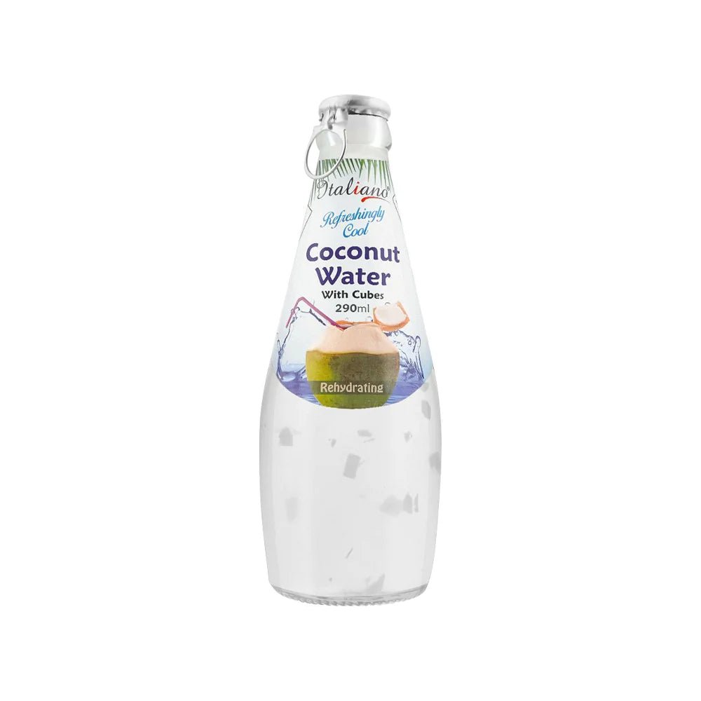 Italiano Basil Seeds Drink Coconut Water with Cubes 290ml is a premium product available at best price in Pakistan at Elite Grocery Store