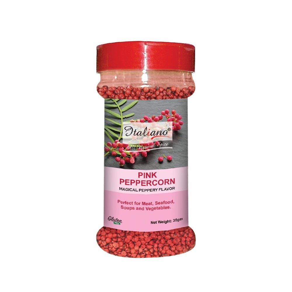 Italiano Pink Peppercorn 35GM Gluten Free is a premium product available at best price in Pakistan at Elite Grocery Store