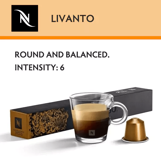 Nespresso Livanto Espresso Coffee Pods is a premium product available at best price in Pakistan at Elite Grocery Store