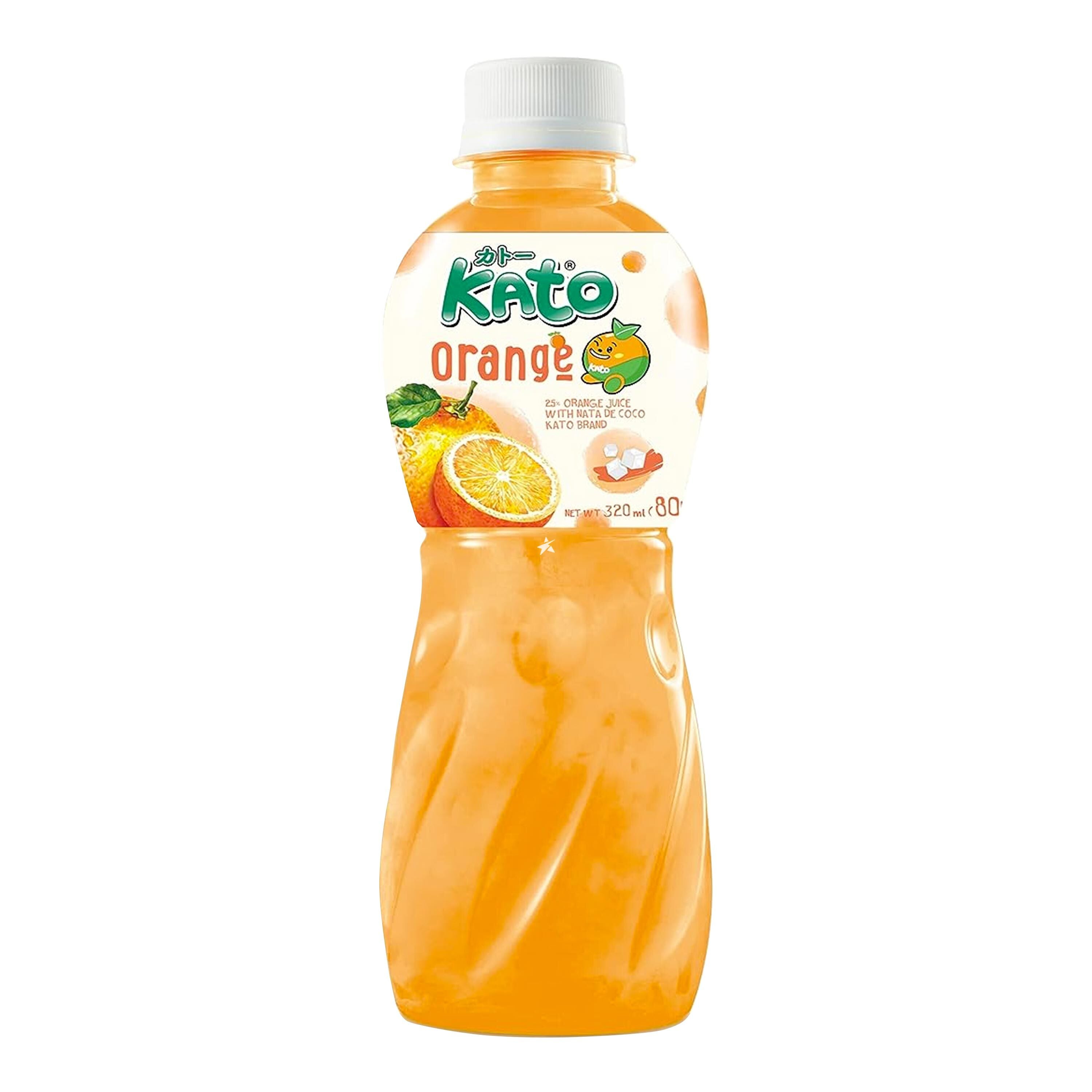 Orange Juice with Nata De Coco 320ml KATO Thailand is a premium product available at best price in Pakistan at Elite Grocery Store