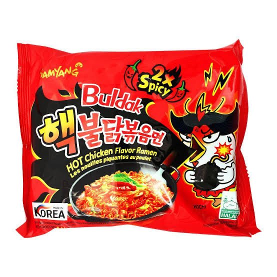 Samyang Buldak Hot Chicken 2x Spicy Ramen Noodles 140g is a premium product available at best price in Pakistan at Elite Grocery Store