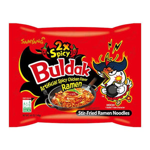 Samyang Buldak Hot Chicken 2x Spicy Ramen Noodles 140g is a premium product available at best price in Pakistan at Elite Grocery Store