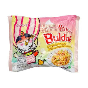 Samyang Buldak Pink Cream Carbonara Ramen Noodles 140g is a premium product available at best price in Pakistan at Elite Grocery Store