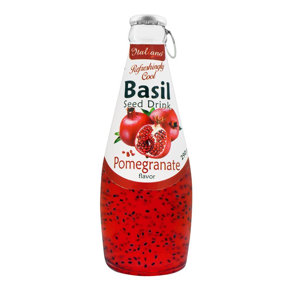 Italiano Basil Seeds Pomegranate Flavored Drink 290ml