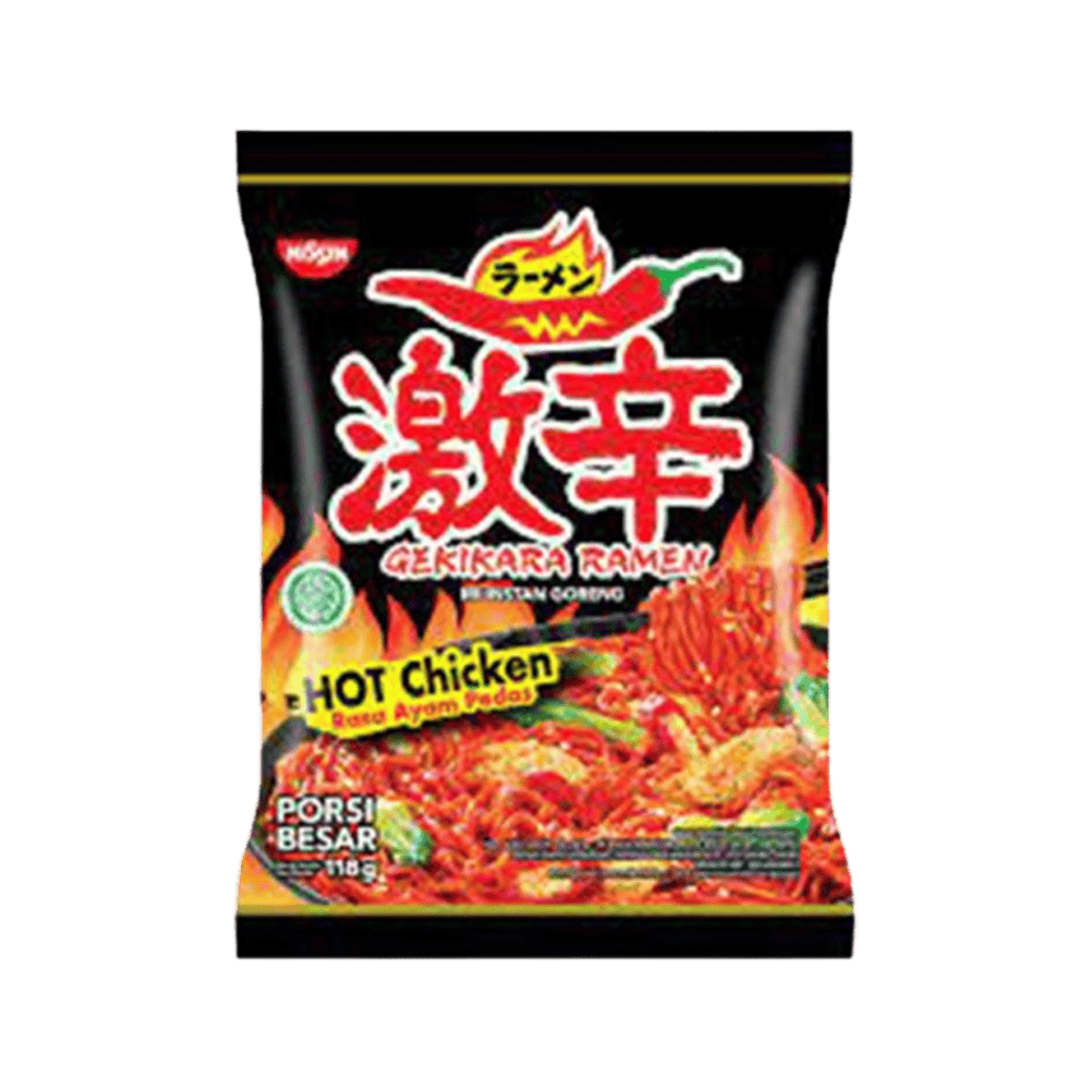 NISSIN Gekikara Hot Chicken 120GM