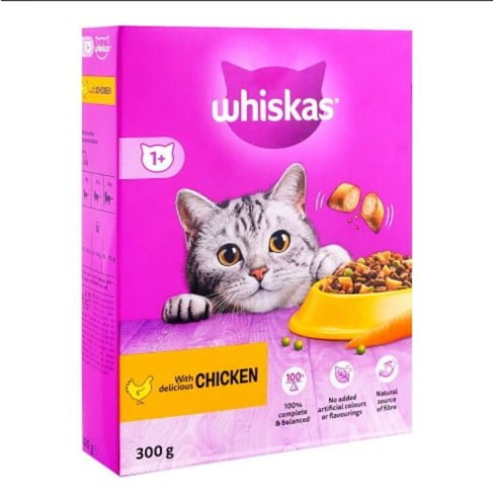 Whiskas 300g Chicken Cat Food Box