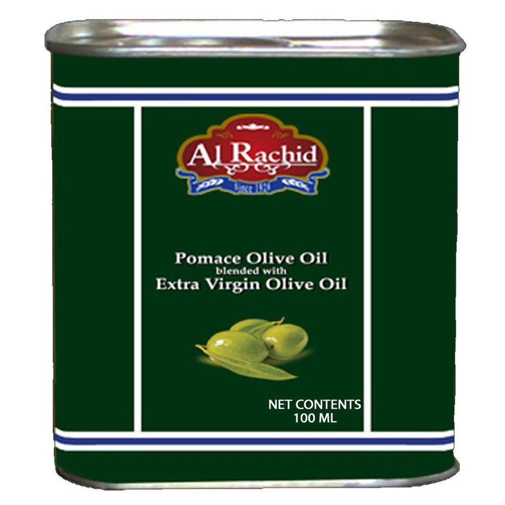 Al Rachid Pomace Oil - 100ml Tin is a premium product available at best price in Pakistan at Elite Grocery Store