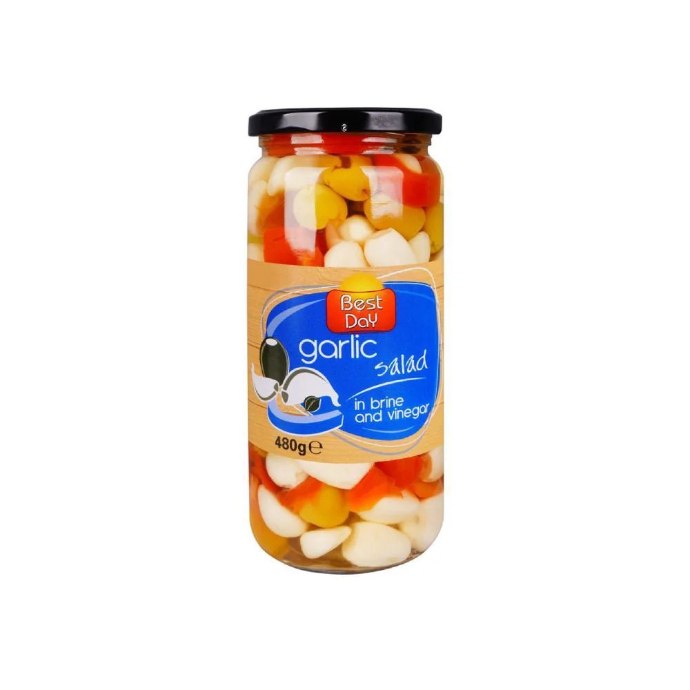 Best Day Garlic Salad (480g) is a premium product available at best price in Pakistan at Elite Grocery Store
