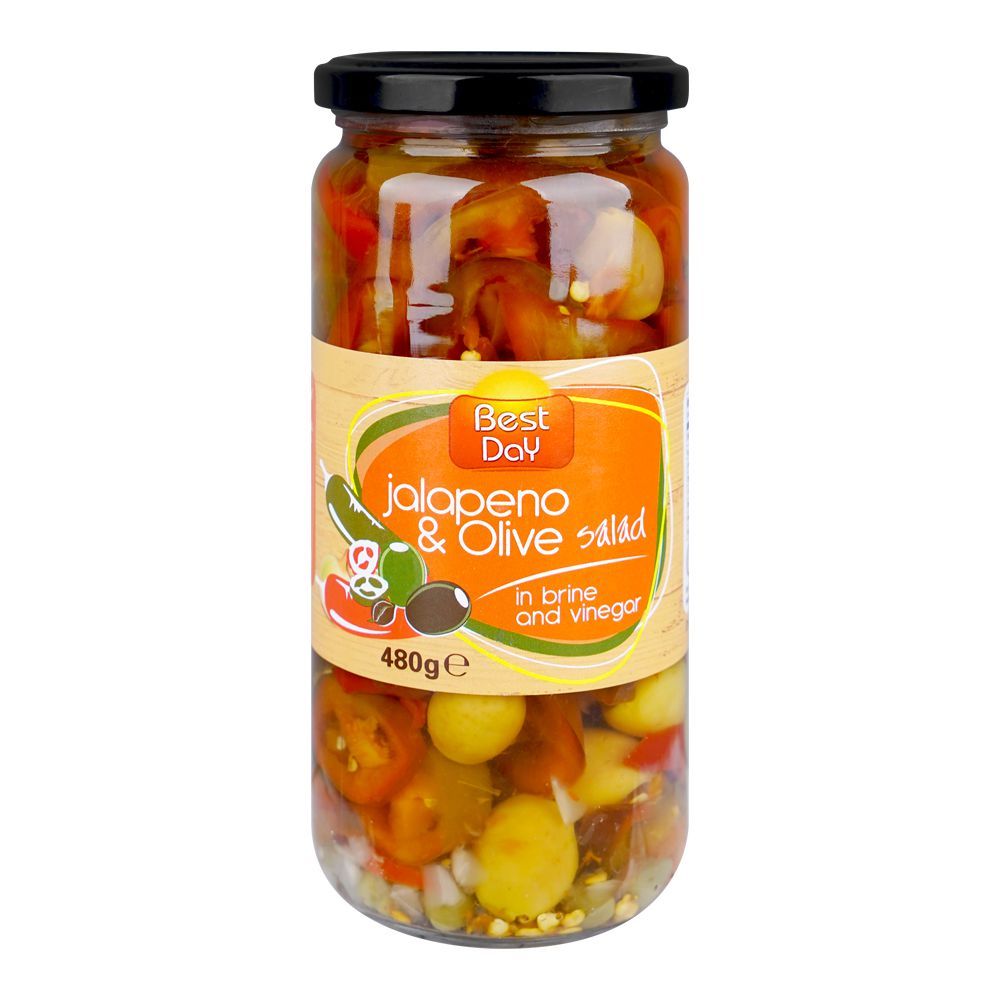 Best Day Jalapeno Olive Salad (480g) is a premium product available at best price in Pakistan at Elite Grocery Store