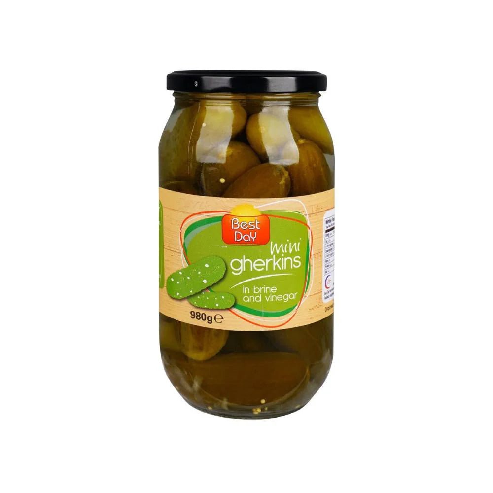 Best Day Mini Gherkin (980g) is a premium product available at best price in Pakistan at Elite Grocery Store