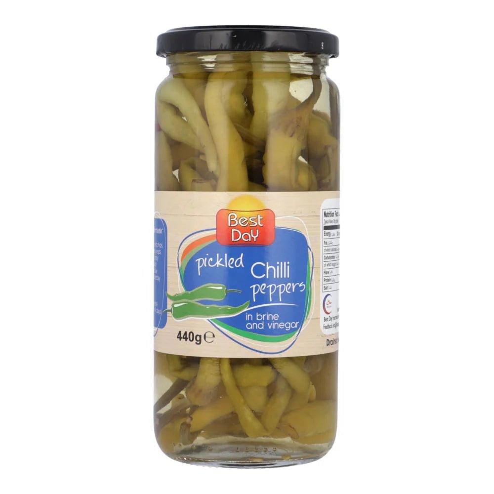 Best Day Pickled Chilli Pepper (440g) is a premium product available at best price in Pakistan at Elite Grocery Store