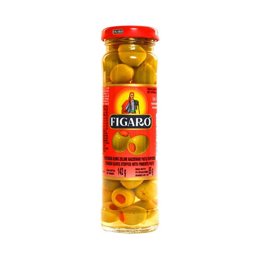 Figaro Olives Green Stuffed 85gm/142gm is a premium product available at best price in Pakistan at Elite Grocery Store