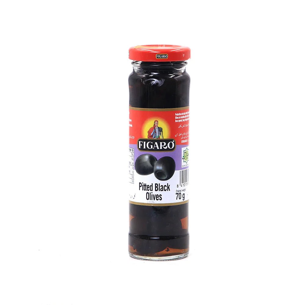 Figaro Olives Pitted Black 70gm/142gm is a premium product available at best price in Pakistan at Elite Grocery Store