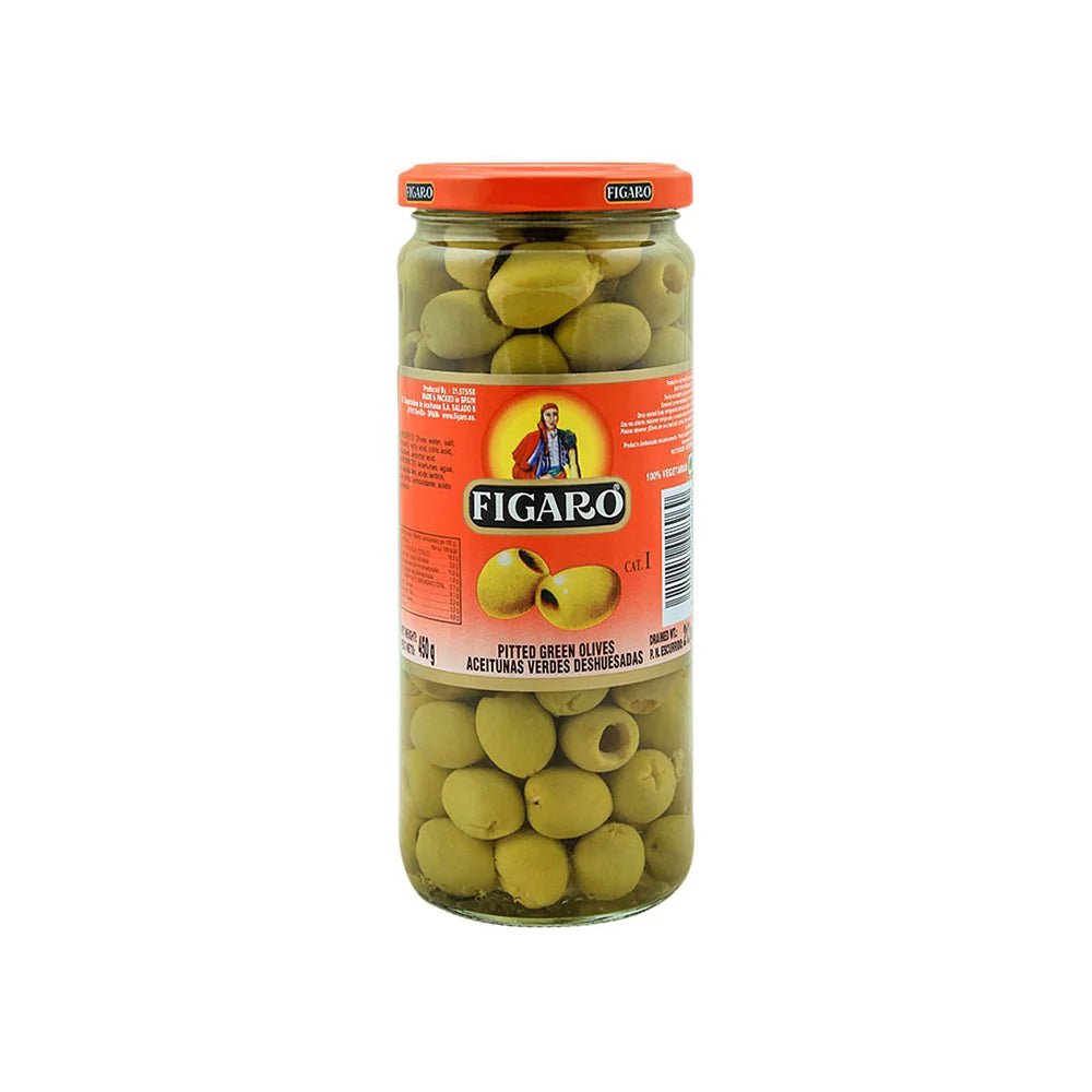 Figaro Olives Pitted Green 212gm/450gm is a premium product available at best price in Pakistan at Elite Grocery Store