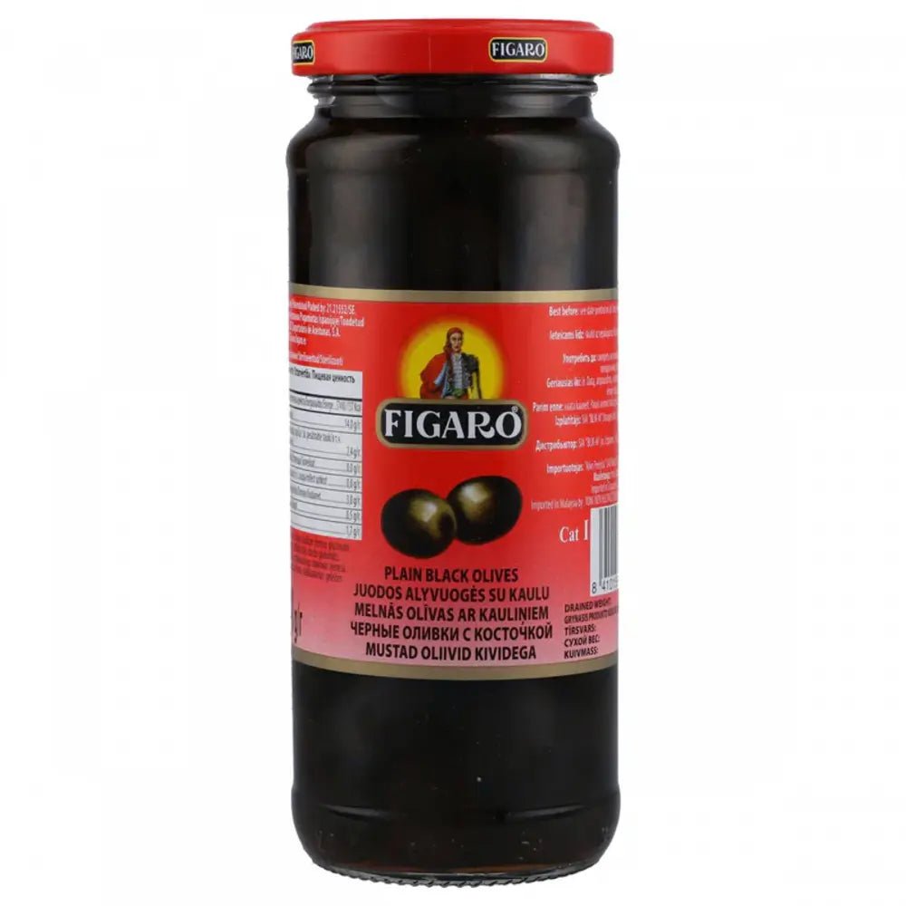 Figaro Olives Plain Black 200g is a premium product available at best price in Pakistan at Elite Grocery Store