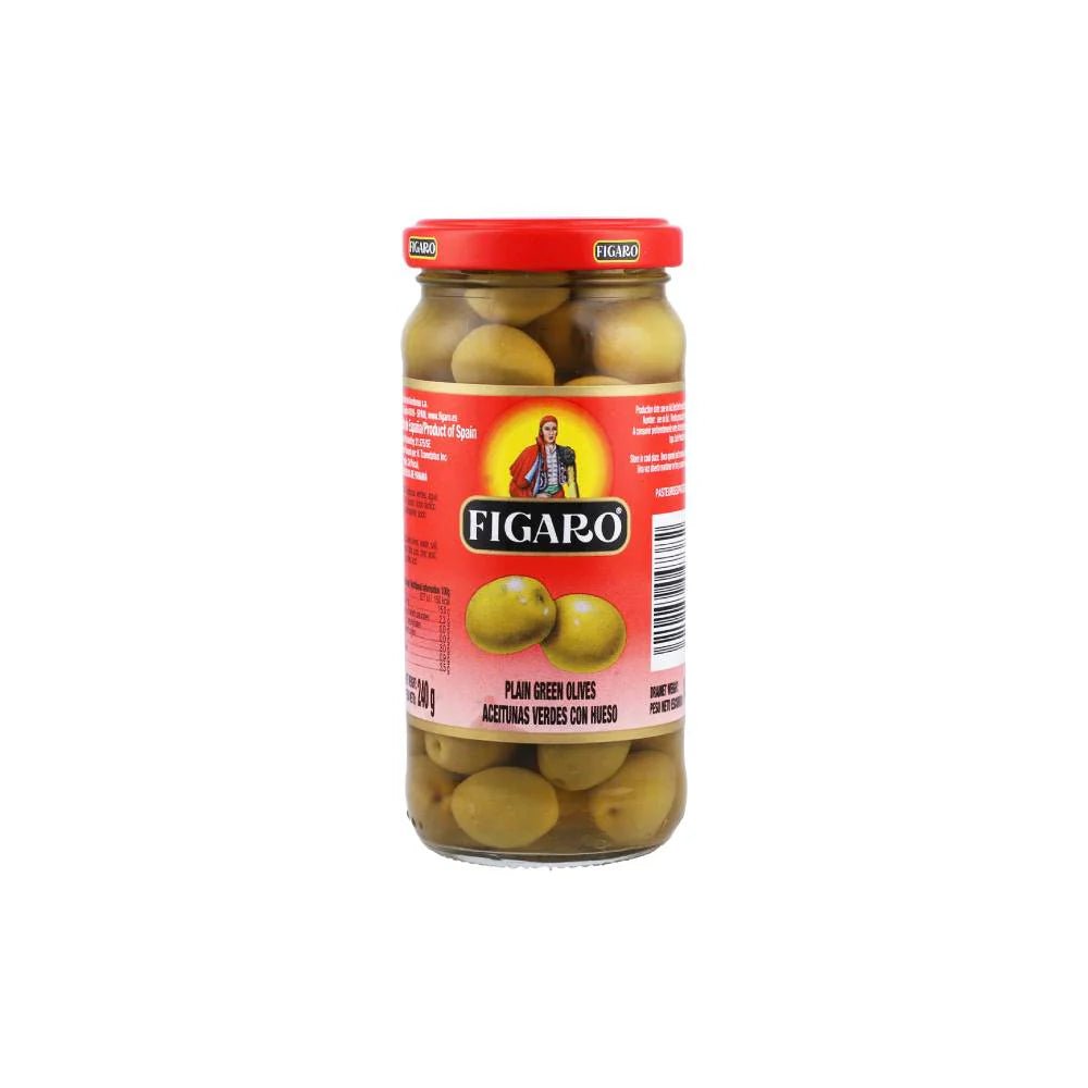 Figaro Olives Plain Green 140gm/244gm is a premium product available at best price in Pakistan at Elite Grocery Store