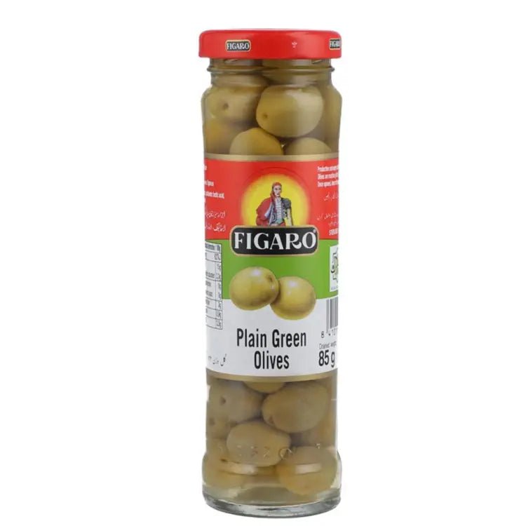 Figaro Olives Plain Green 85gm/142gm is a premium product available at best price in Pakistan at Elite Grocery Store