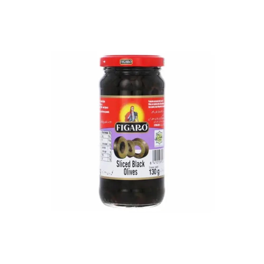 Figaro Olives Sliced Black 130gm/244gm is a premium product available at best price in Pakistan at Elite Grocery Store
