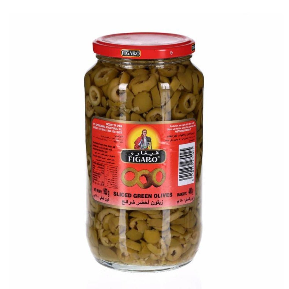 Figaro Olives Sliced Green 480gm/935gm is a premium product available at best price in Pakistan at Elite Grocery Store