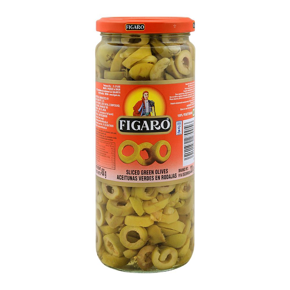 Figaro Sliced Green Olives 230gm/450gm is a premium product available at best price in Pakistan at Elite Grocery Store