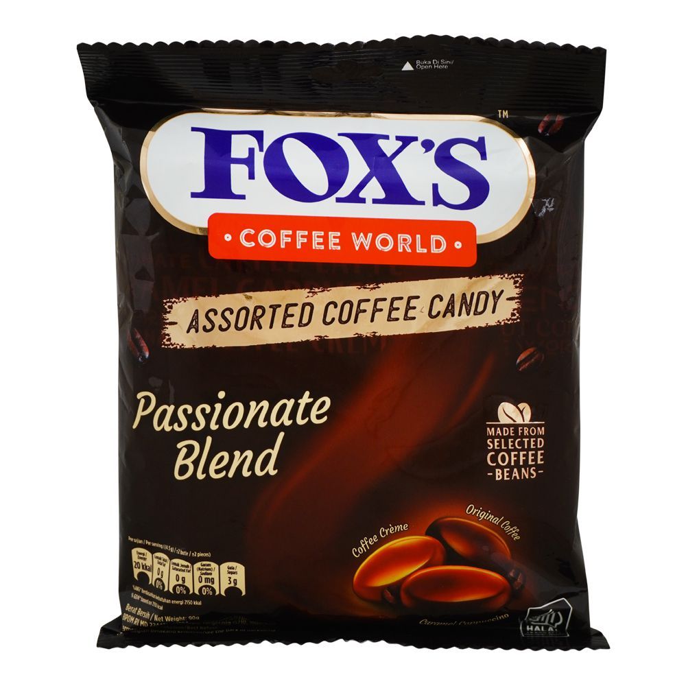 Fox's Passionate Blend Coffee Candy 90gm is a premium product available at best price in Pakistan at Elite Grocery Store