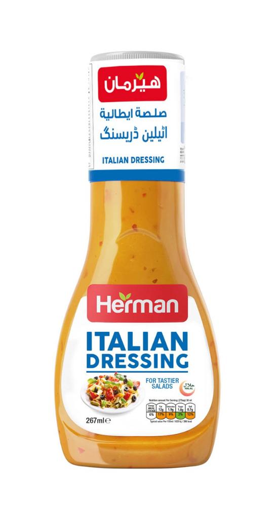 Herman Italian Dressing 267ml is a premium product available at best price in Pakistan at Elite Grocery Store