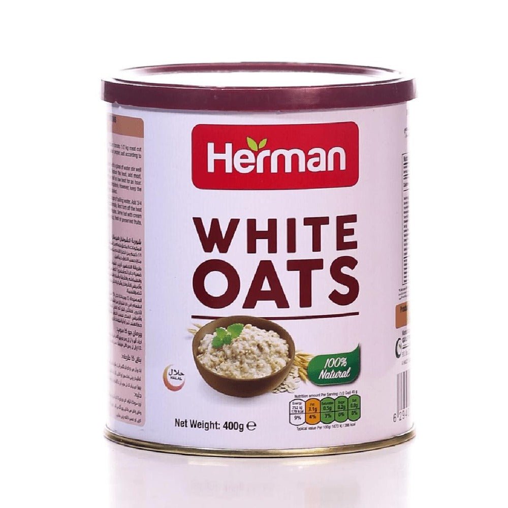 Herman Oats (Tin) 400gm is a premium product available at best price in Pakistan at Elite Grocery Store