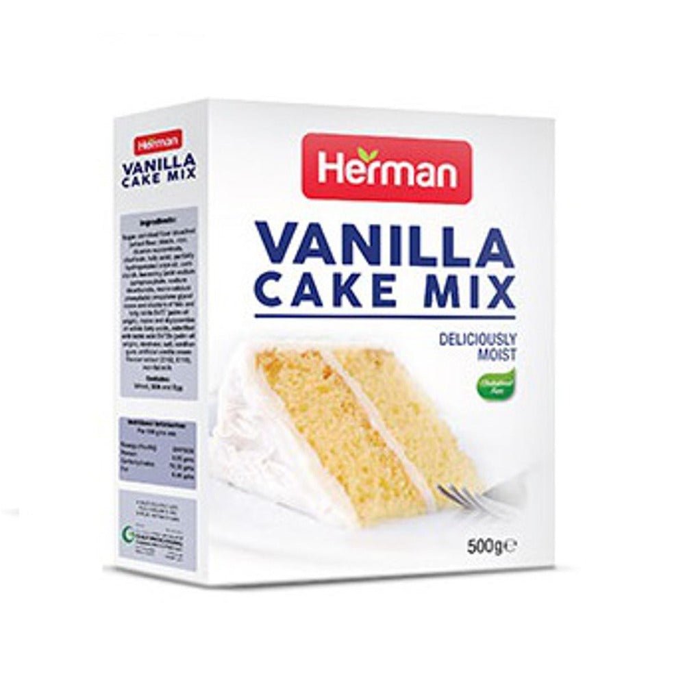 Herman Vanilla Cake Mix 500g is a premium product available at best price in Pakistan at Elite Grocery Store