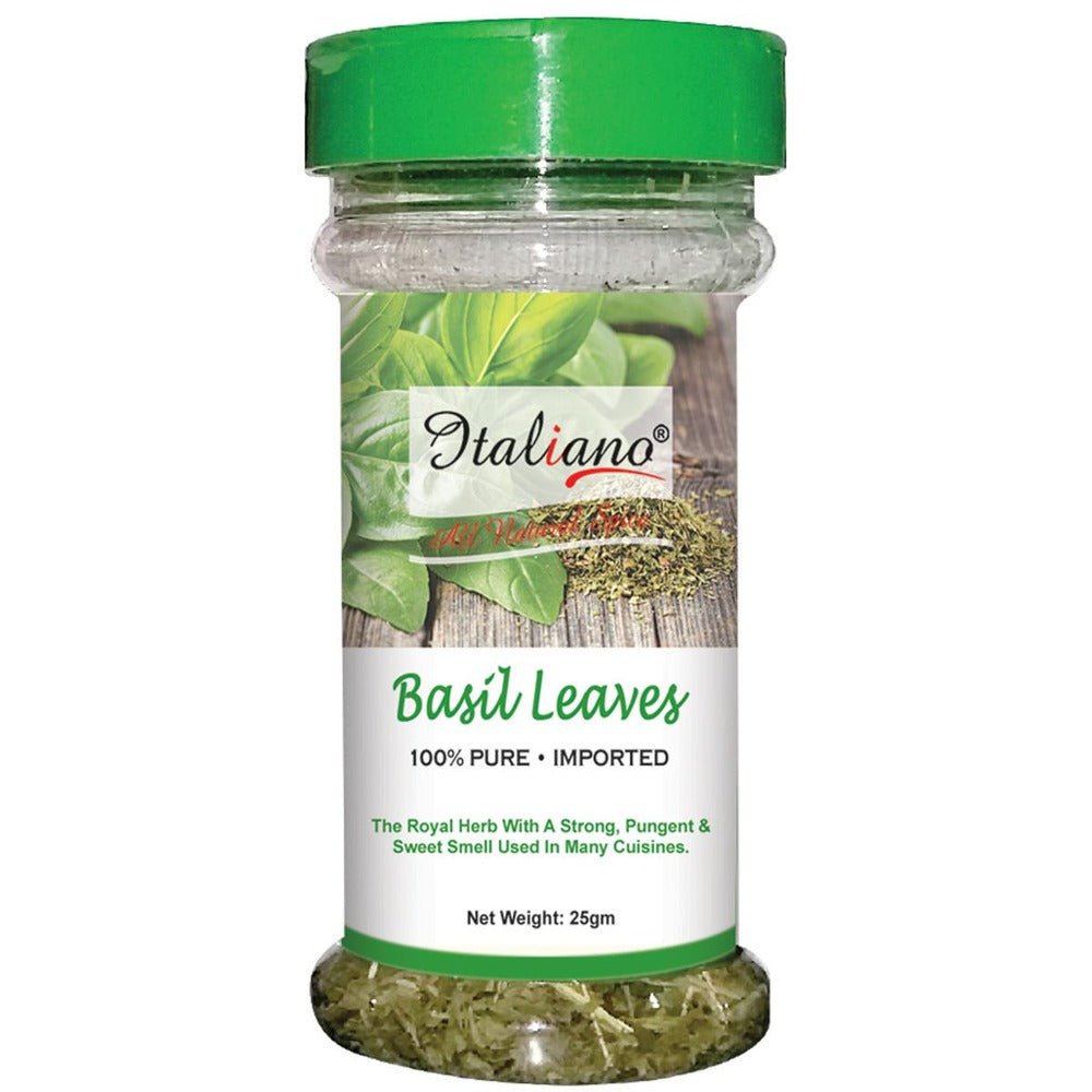 Italiano Basil Leaves 25gm is a premium product available at best price in Pakistan at Elite Grocery Store
