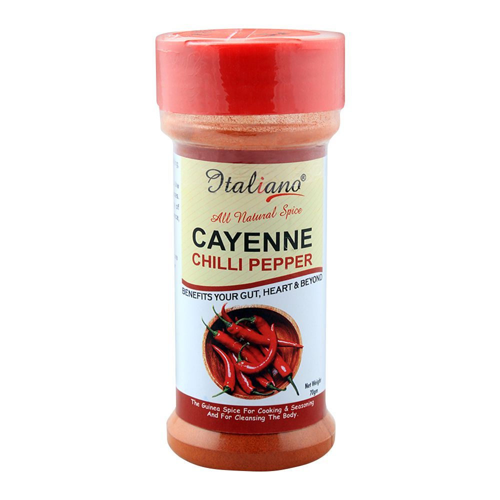 Italiano Cayenne Pepper 70gm is a premium product available at best price in Pakistan at Elite Grocery Store