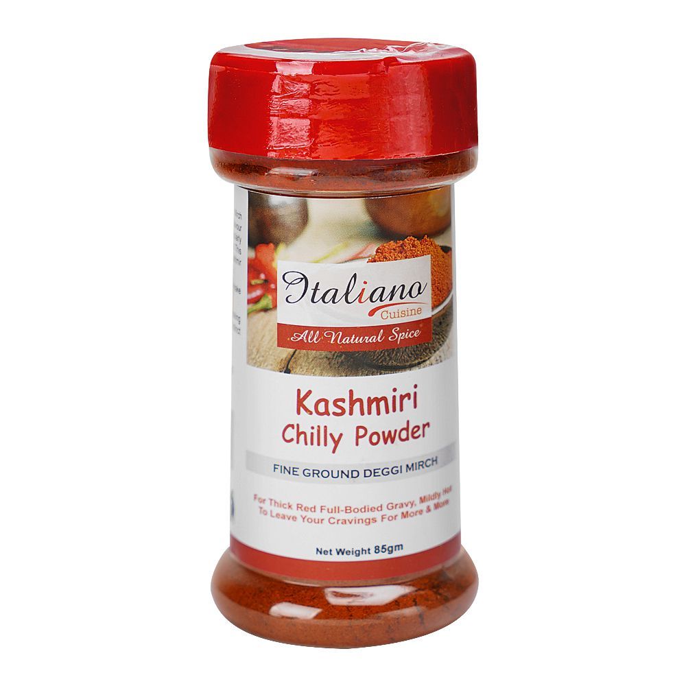 Italiano Kashmiri Chilli Powder 85gm is a premium product available at best price in Pakistan at Elite Grocery Store