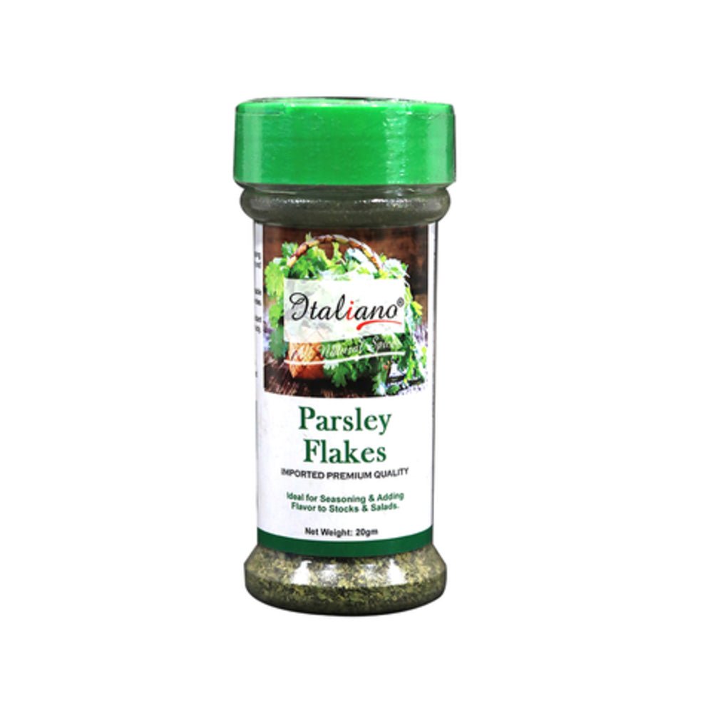 Italiano Parsley Flakes 20gm is a premium product available at best price in Pakistan at Elite Grocery Store