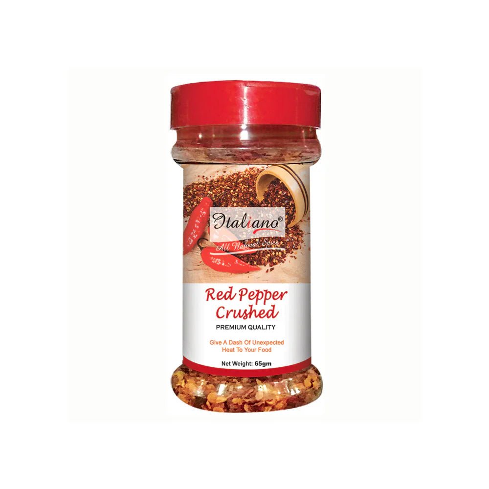 Italiano Red Pepper Crushed 65gm is a premium product available at best price in Pakistan at Elite Grocery Store