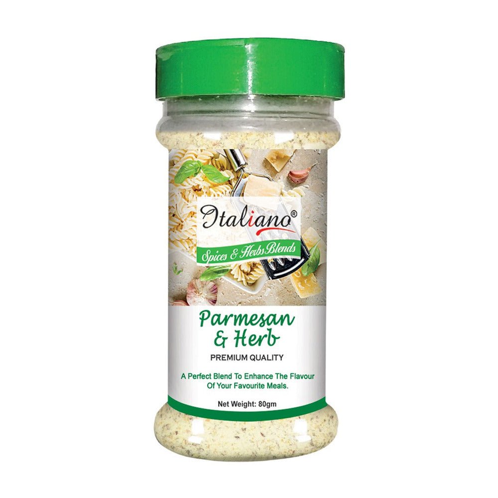 Italiano Spice Permesan & Herb 80gm is a premium product available at best price in Pakistan at Elite Grocery Store