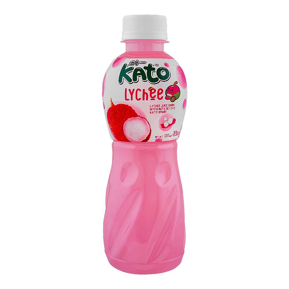 Lychee Juice with Nata De Coco 320ml KATO Thailand is a premium product available at best price in Pakistan at Elite Grocery Store