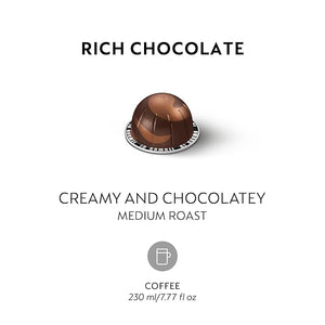 Nespresso Vertuo Rich Chocolate Coffee Pods is a premium product available at best price in Pakistan at Elite Grocery Store