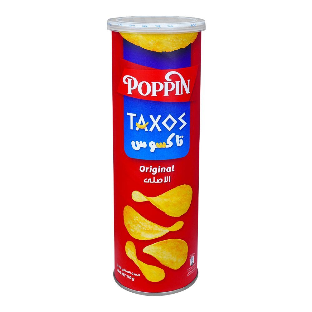 Poppin Taxos Original Potato Crisps 110g is a premium product available at best price in Pakistan at Elite Grocery Store