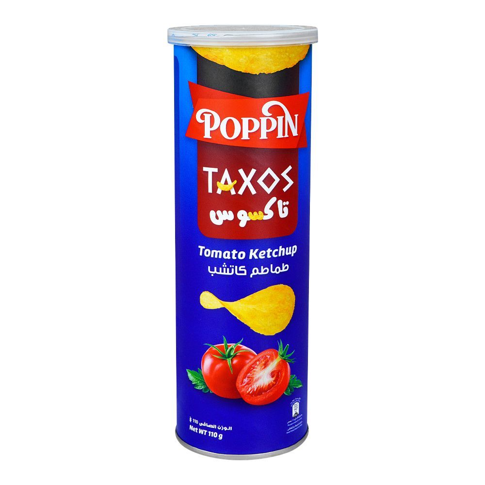 Poppin Taxos Tomato Potato Crisps 110g is a premium product available at best price in Pakistan at Elite Grocery Store