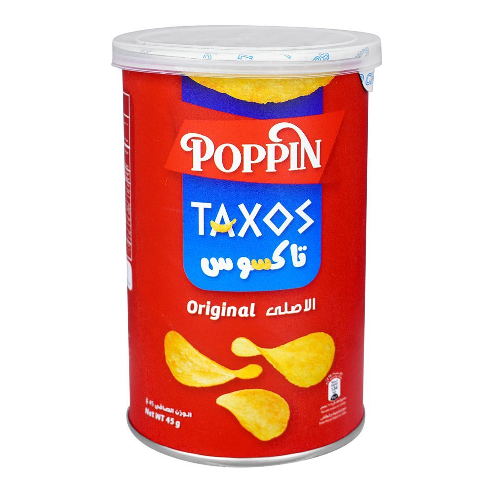 Poppin Taxos Tomato Potato Crisps 45g is a premium product available at best price in Pakistan at Elite Grocery Store