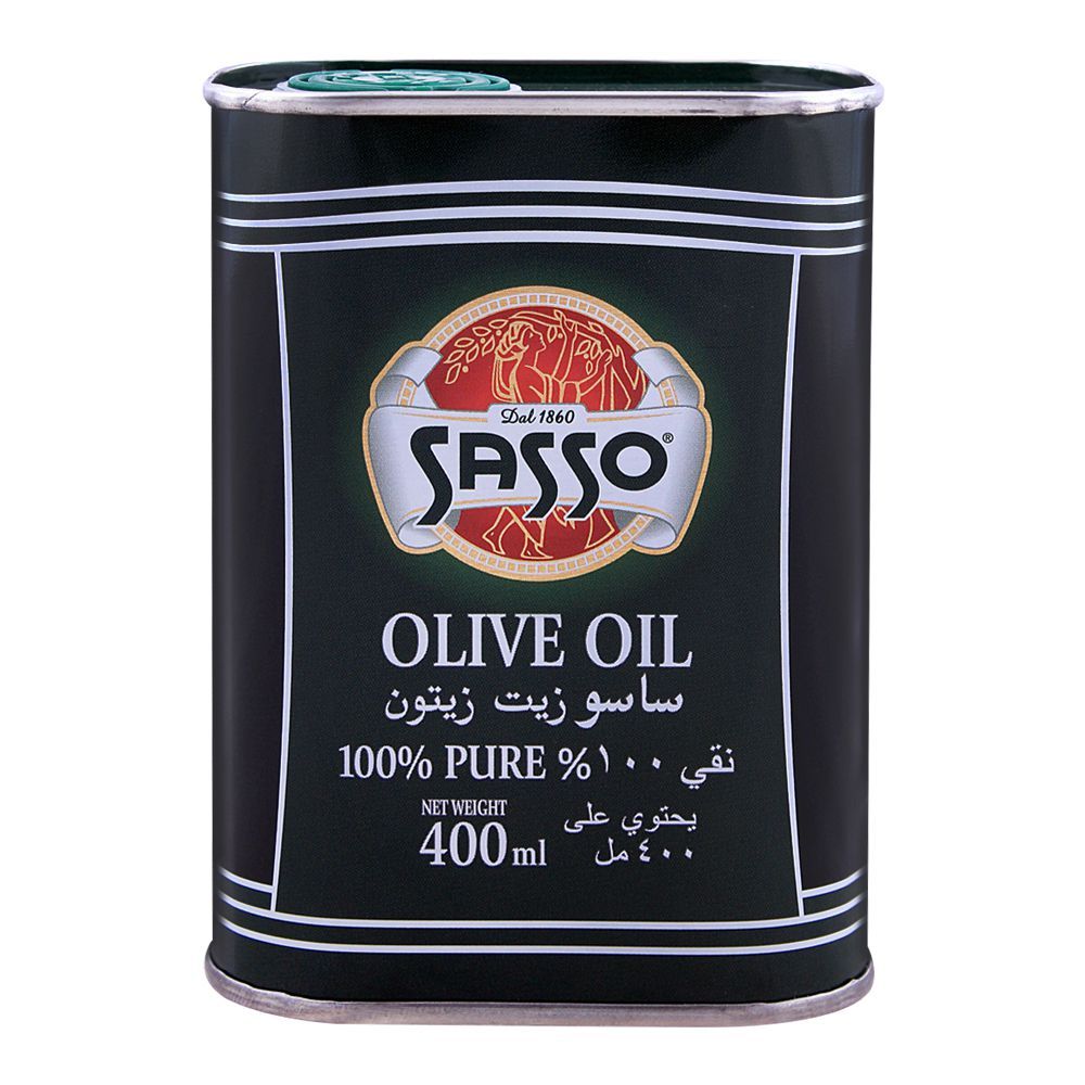 Sasso Pure Olive Oil - 400ml Tin is a premium product available at best price in Pakistan at Elite Grocery Store