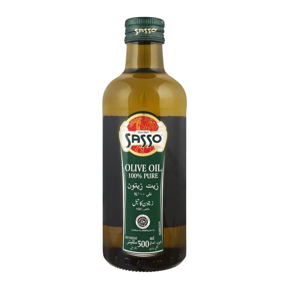 Sasso Pure Olive Oil - 500ml Bottle is a premium product available at best price in Pakistan at Elite Grocery Store