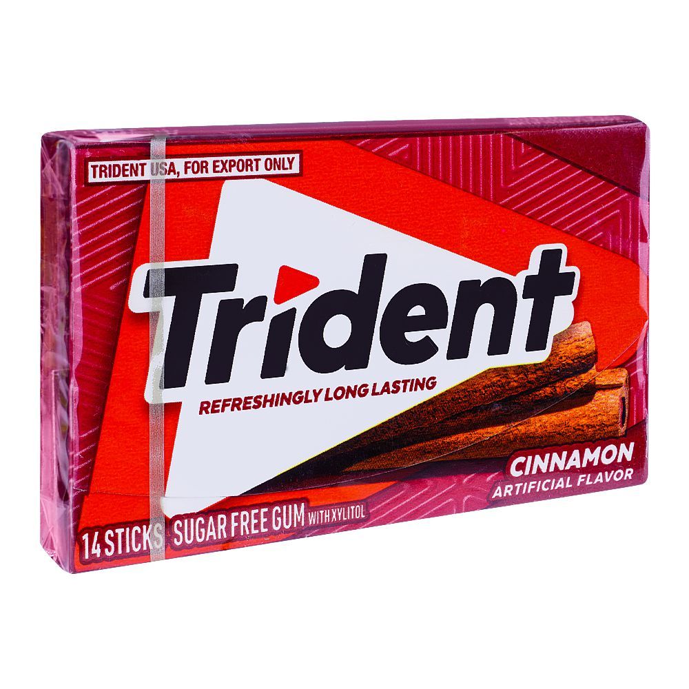 Trident Cinnamon Gum - 14'S (USA) is a premium product available at best price in Pakistan at Elite Grocery Store
