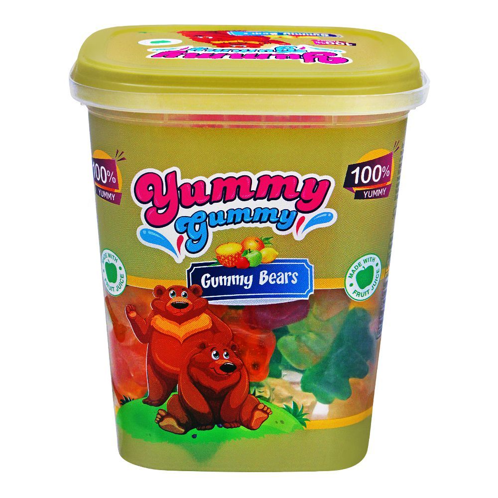 Yummy Gummy Bears Jelly 175g Tub is a premium product available at best price in Pakistan at Elite Grocery Store